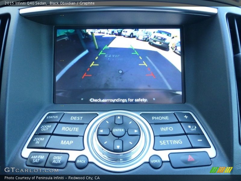 Black Obsidian / Graphite 2015 Infiniti Q40 Sedan