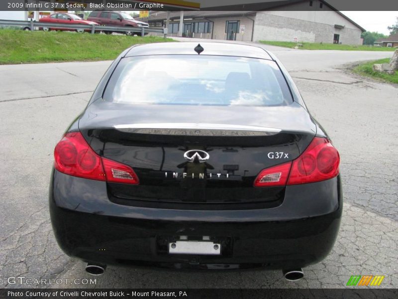 Black Obsidian / Graphite 2009 Infiniti G 37 x Sedan