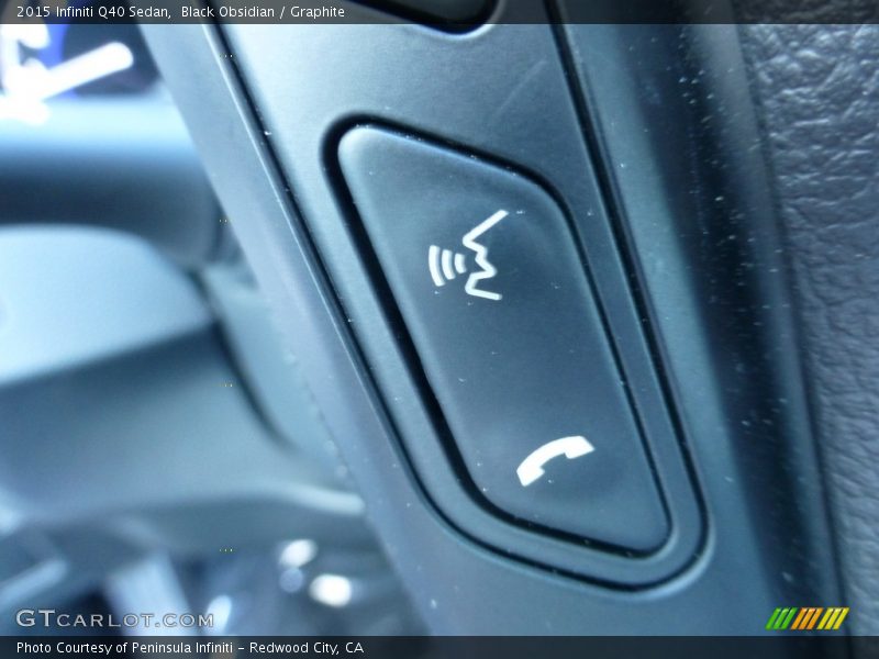 Black Obsidian / Graphite 2015 Infiniti Q40 Sedan