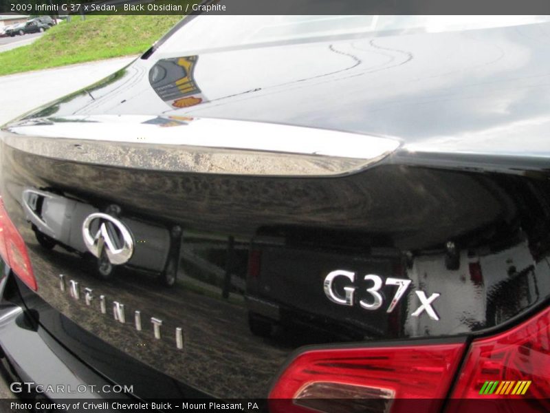 Black Obsidian / Graphite 2009 Infiniti G 37 x Sedan