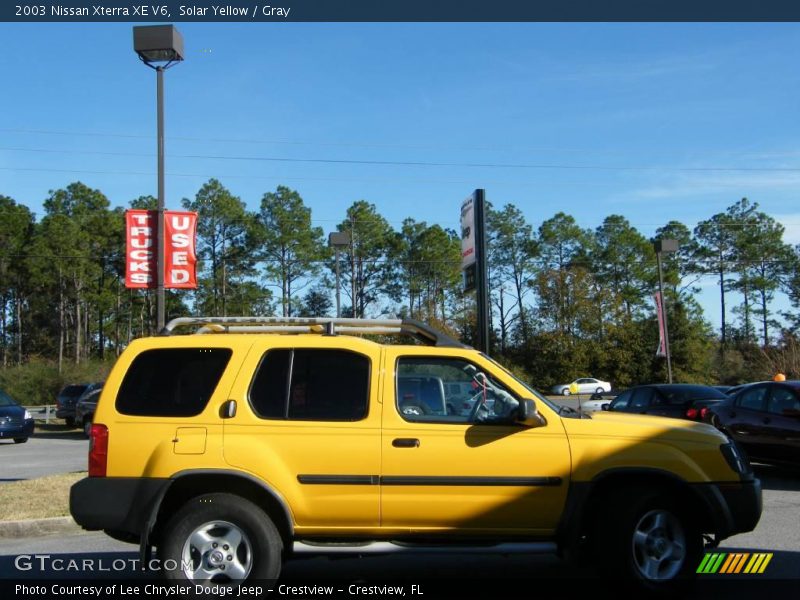 Solar Yellow / Gray 2003 Nissan Xterra XE V6