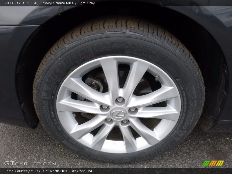 Smoky Granite Mica / Light Gray 2011 Lexus ES 350