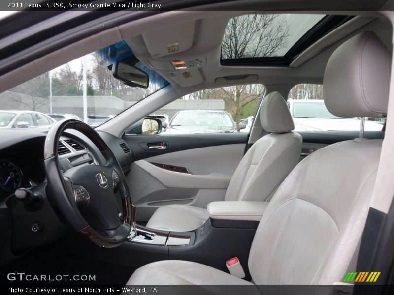 Smoky Granite Mica / Light Gray 2011 Lexus ES 350