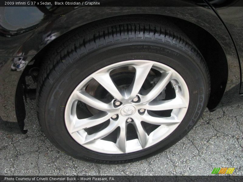 Black Obsidian / Graphite 2009 Infiniti G 37 x Sedan