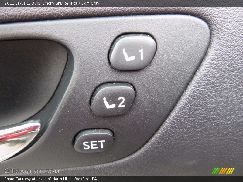 Smoky Granite Mica / Light Gray 2011 Lexus ES 350