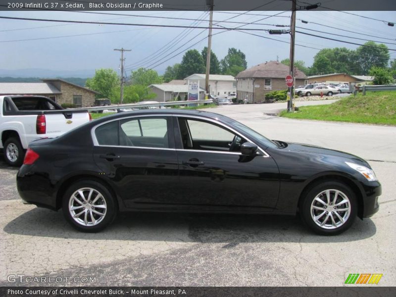 Black Obsidian / Graphite 2009 Infiniti G 37 x Sedan