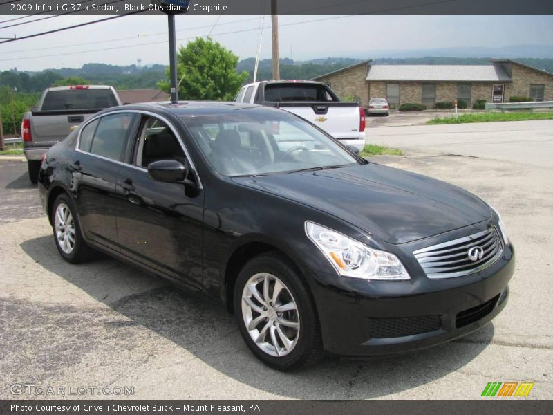 Black Obsidian / Graphite 2009 Infiniti G 37 x Sedan