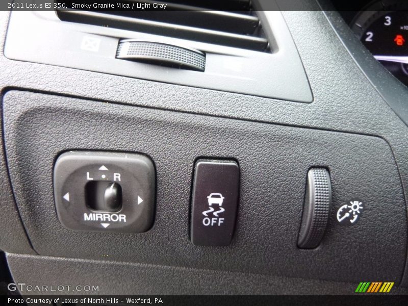 Smoky Granite Mica / Light Gray 2011 Lexus ES 350