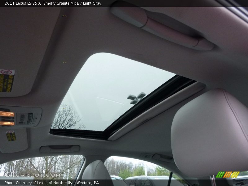 Smoky Granite Mica / Light Gray 2011 Lexus ES 350