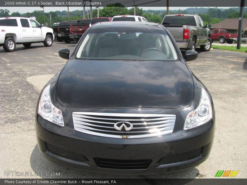 Black Obsidian / Graphite 2009 Infiniti G 37 x Sedan