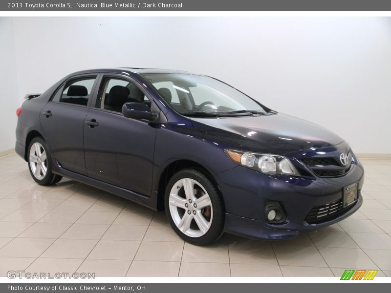 Nautical Blue Metallic / Dark Charcoal 2013 Toyota Corolla S