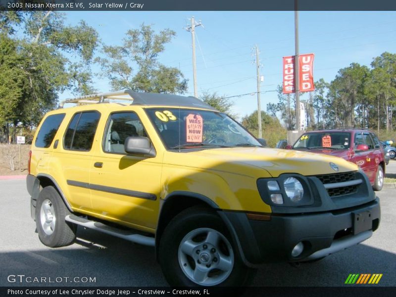 Solar Yellow / Gray 2003 Nissan Xterra XE V6
