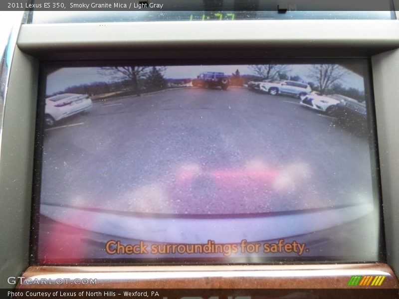 Smoky Granite Mica / Light Gray 2011 Lexus ES 350