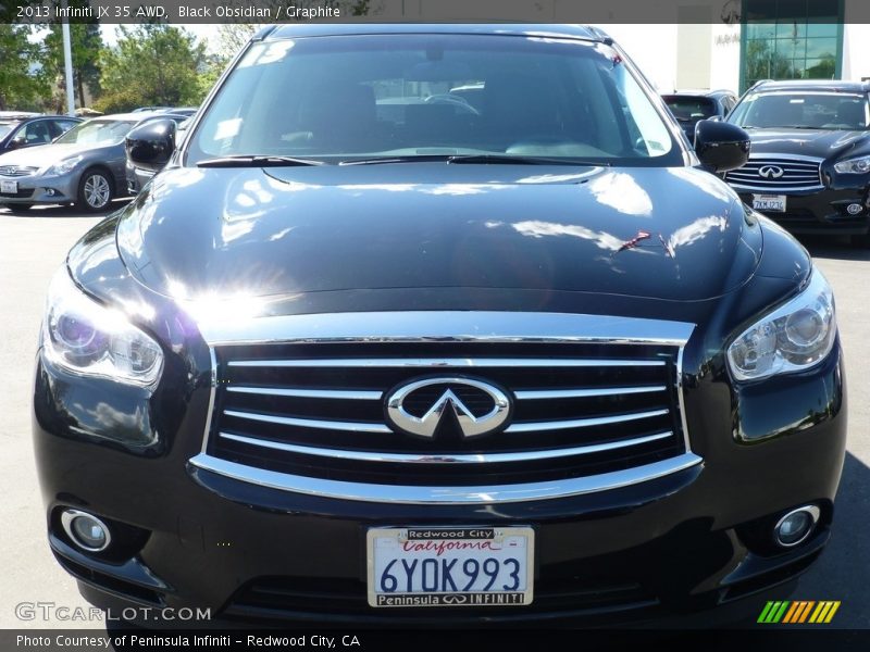 Black Obsidian / Graphite 2013 Infiniti JX 35 AWD