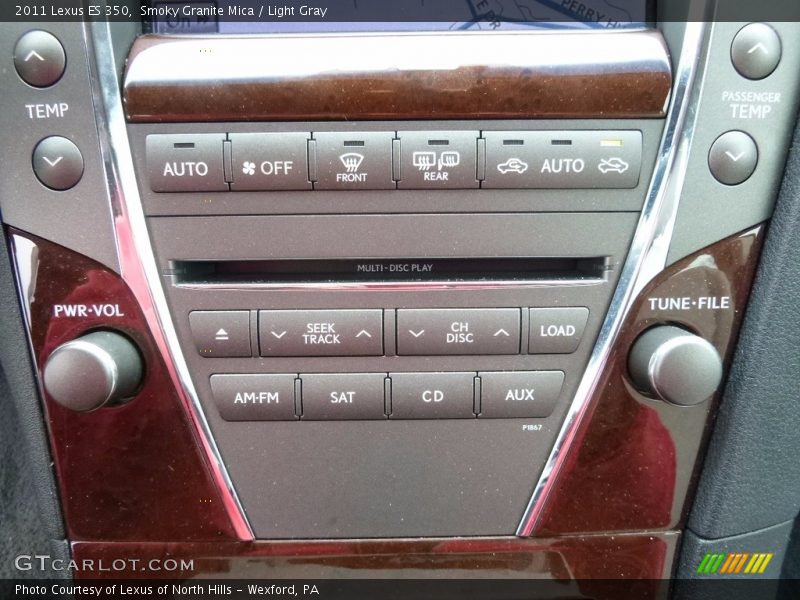 Smoky Granite Mica / Light Gray 2011 Lexus ES 350