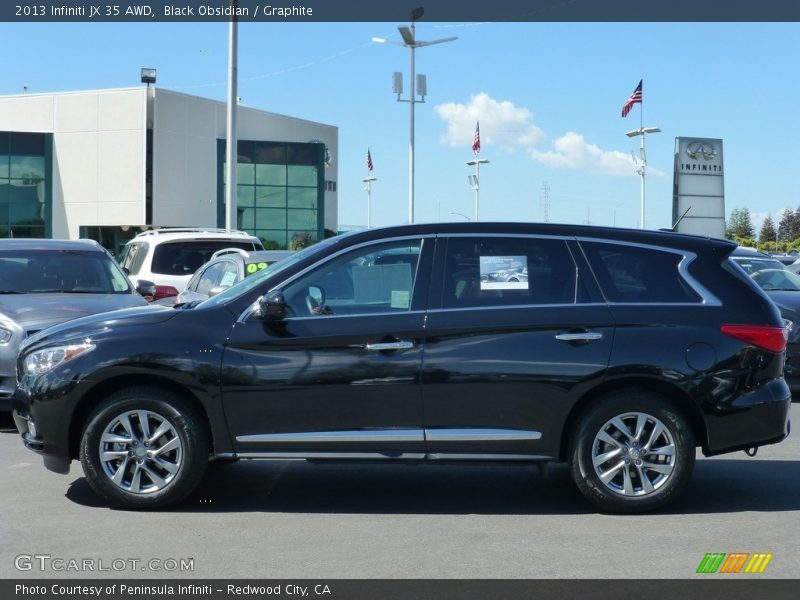 Black Obsidian / Graphite 2013 Infiniti JX 35 AWD