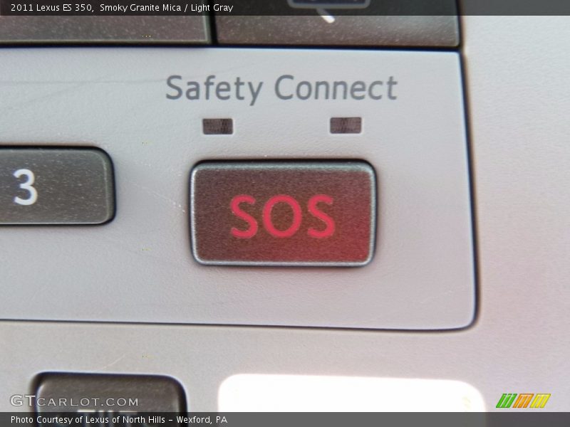 Smoky Granite Mica / Light Gray 2011 Lexus ES 350