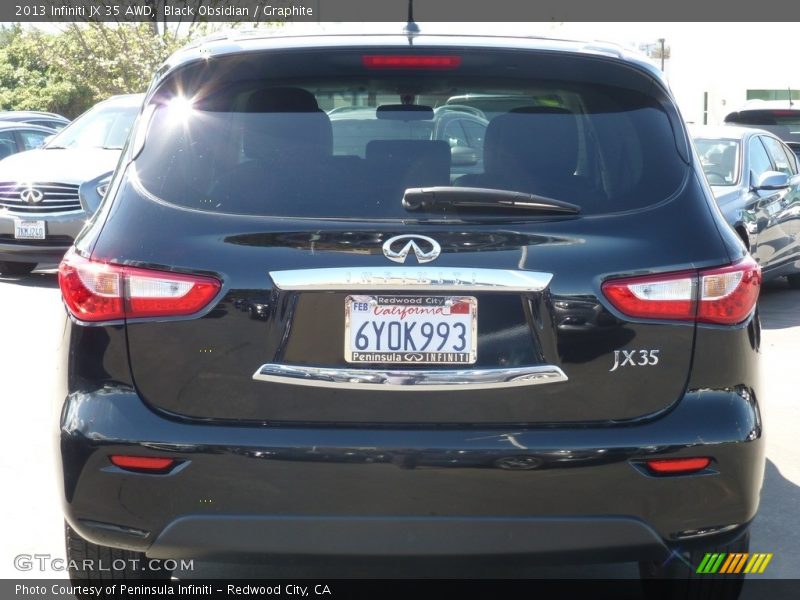Black Obsidian / Graphite 2013 Infiniti JX 35 AWD