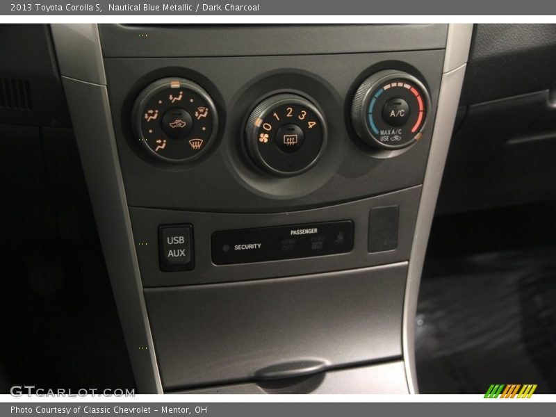 Nautical Blue Metallic / Dark Charcoal 2013 Toyota Corolla S