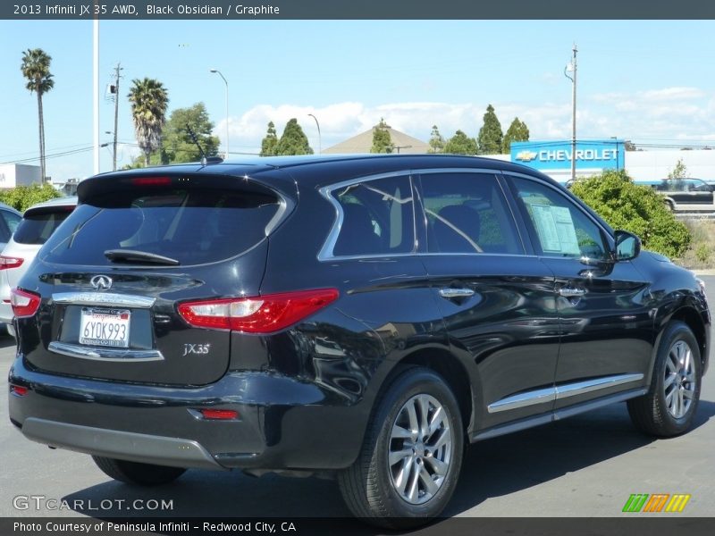 Black Obsidian / Graphite 2013 Infiniti JX 35 AWD
