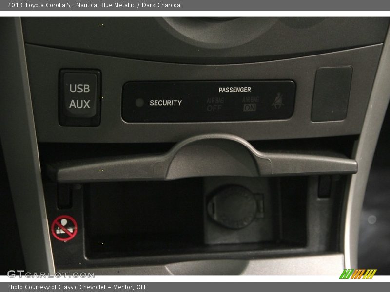 Nautical Blue Metallic / Dark Charcoal 2013 Toyota Corolla S