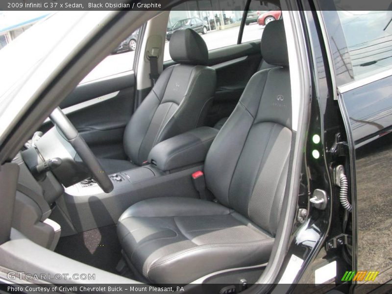 Black Obsidian / Graphite 2009 Infiniti G 37 x Sedan