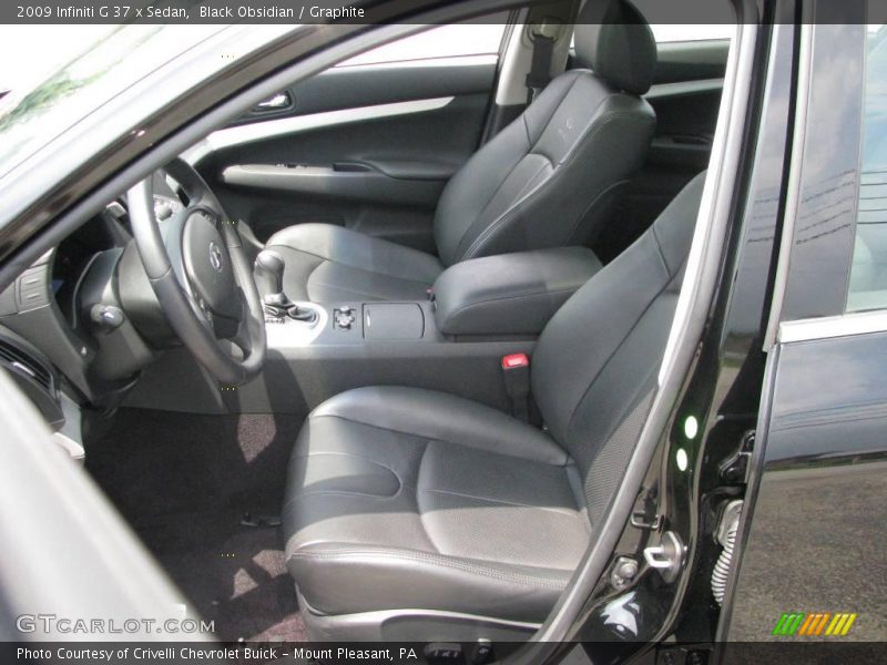 Black Obsidian / Graphite 2009 Infiniti G 37 x Sedan