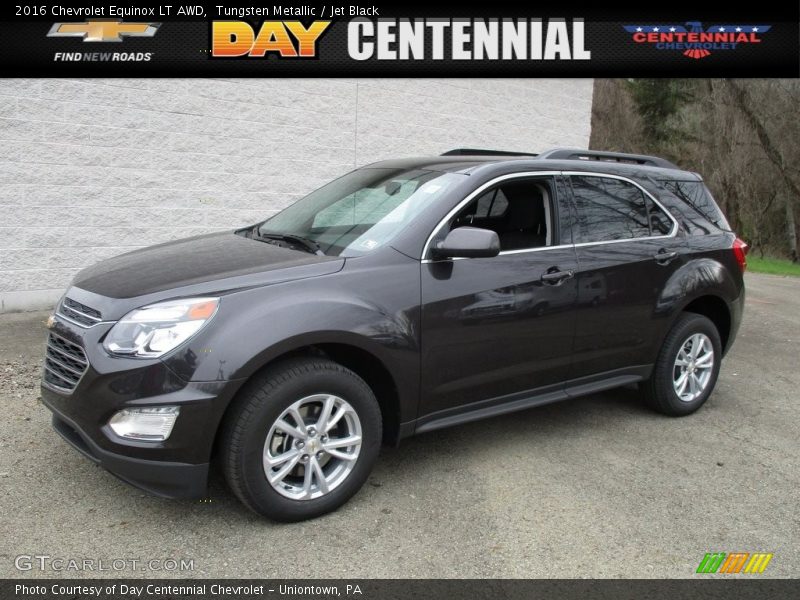 Tungsten Metallic / Jet Black 2016 Chevrolet Equinox LT AWD