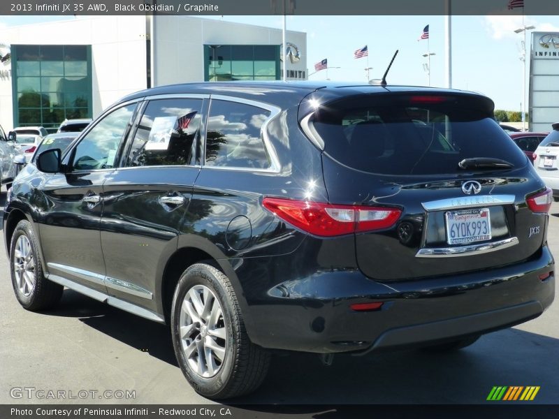 Black Obsidian / Graphite 2013 Infiniti JX 35 AWD