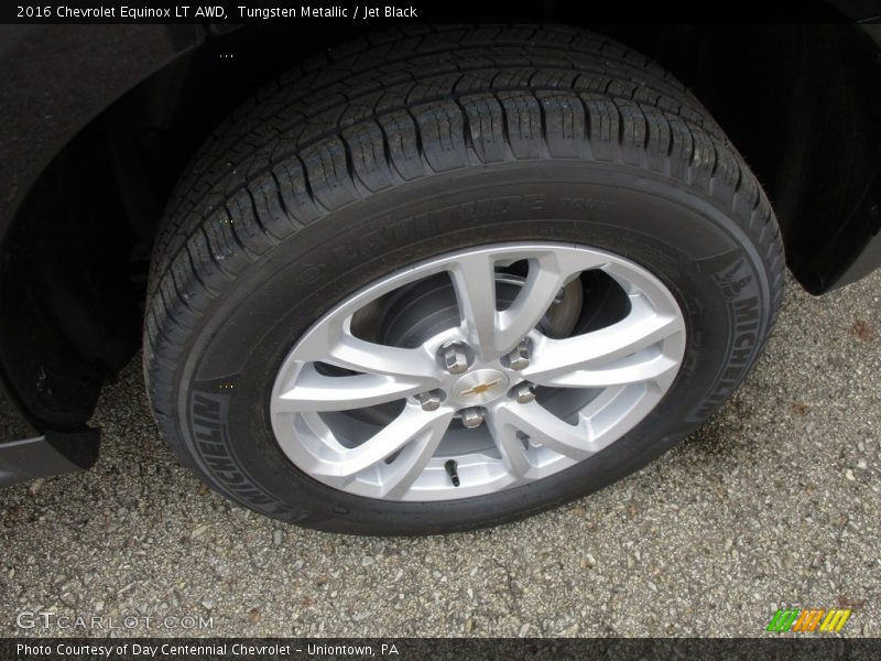 Tungsten Metallic / Jet Black 2016 Chevrolet Equinox LT AWD
