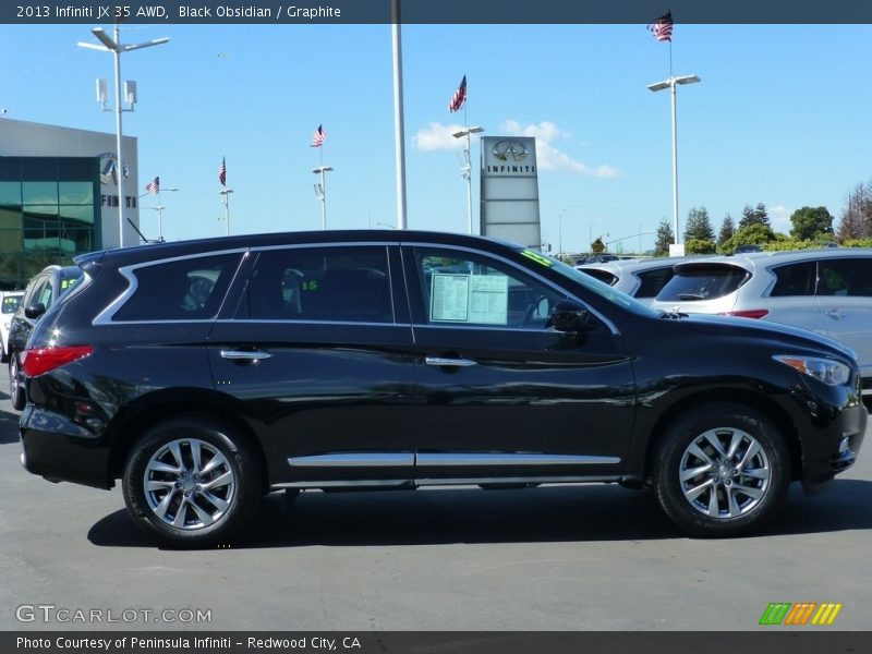 Black Obsidian / Graphite 2013 Infiniti JX 35 AWD