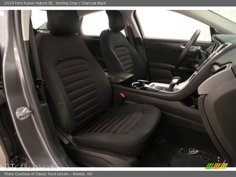 Sterling Gray / Charcoal Black 2014 Ford Fusion Hybrid SE