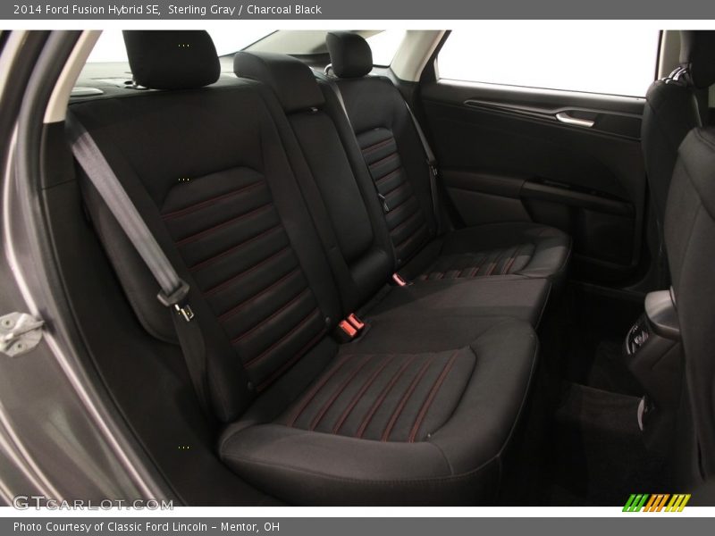 Sterling Gray / Charcoal Black 2014 Ford Fusion Hybrid SE