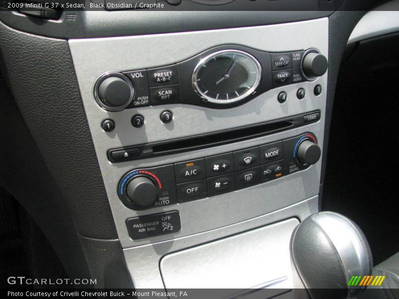 Black Obsidian / Graphite 2009 Infiniti G 37 x Sedan