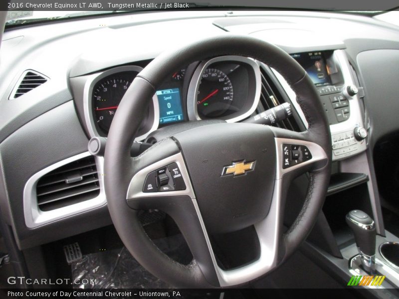 Tungsten Metallic / Jet Black 2016 Chevrolet Equinox LT AWD