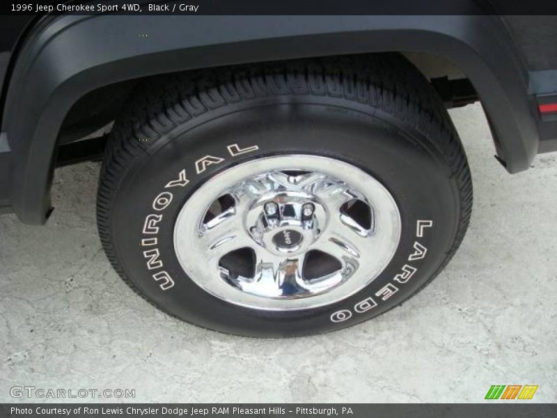 Black / Gray 1996 Jeep Cherokee Sport 4WD