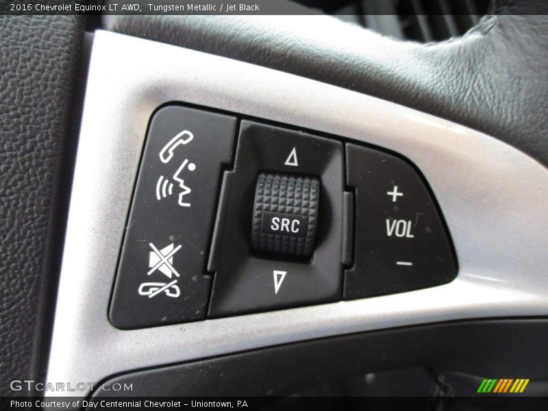 Tungsten Metallic / Jet Black 2016 Chevrolet Equinox LT AWD