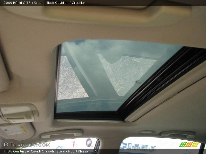 Black Obsidian / Graphite 2009 Infiniti G 37 x Sedan