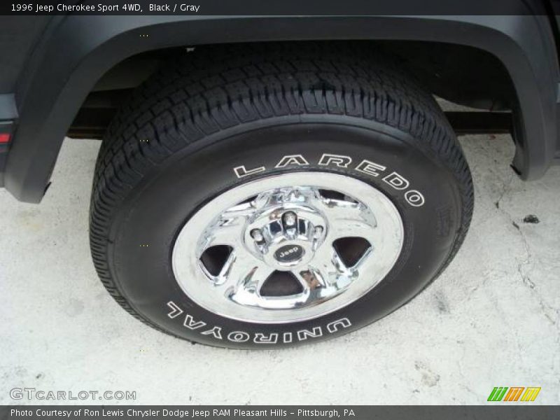Black / Gray 1996 Jeep Cherokee Sport 4WD