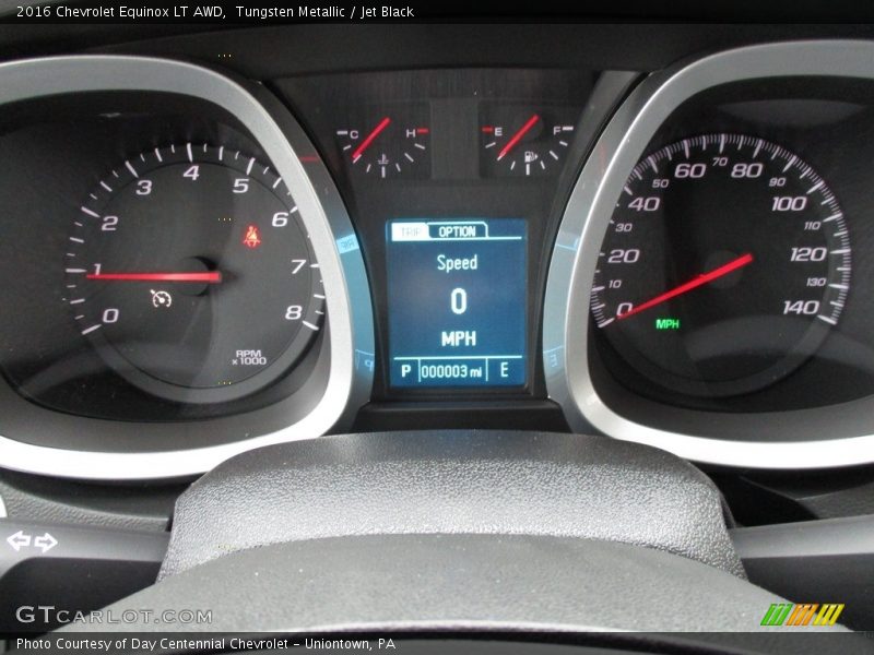 Tungsten Metallic / Jet Black 2016 Chevrolet Equinox LT AWD
