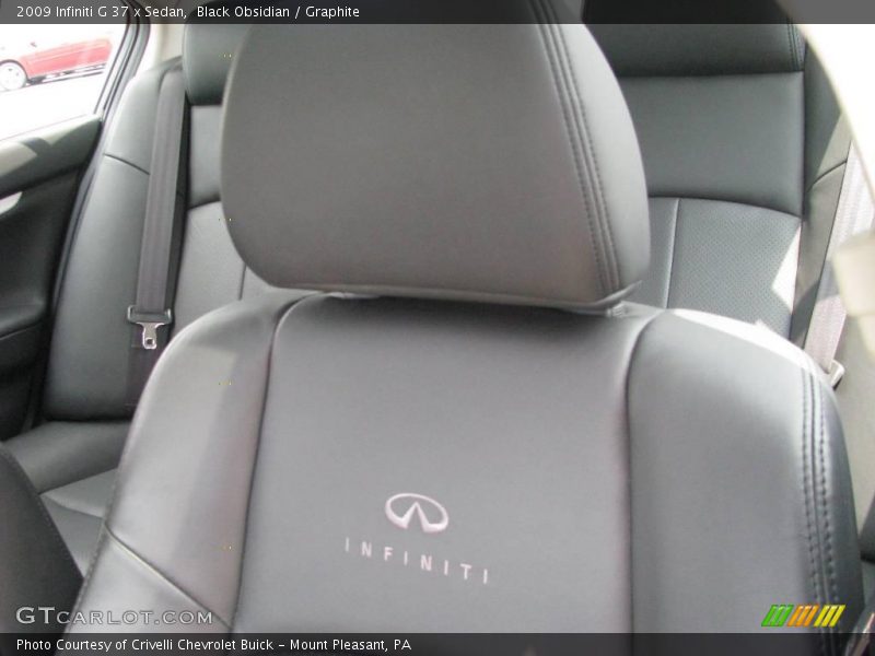 Black Obsidian / Graphite 2009 Infiniti G 37 x Sedan