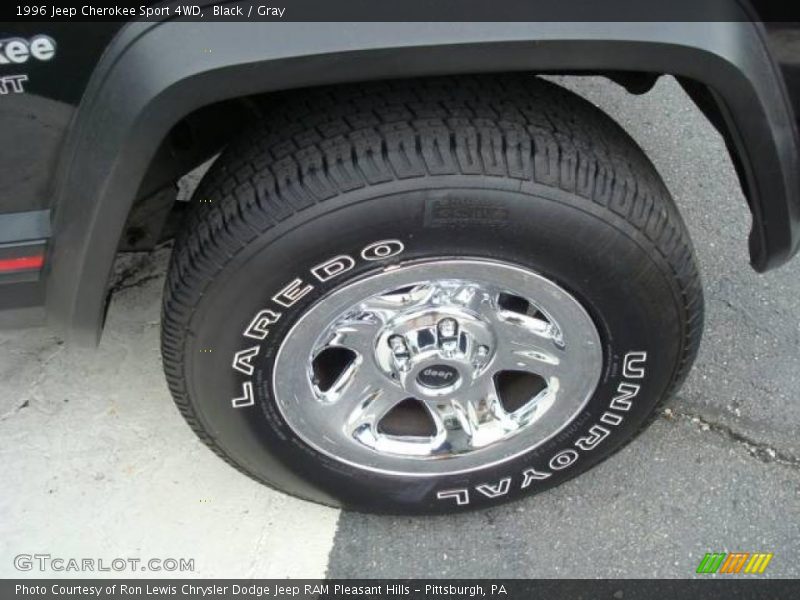 Black / Gray 1996 Jeep Cherokee Sport 4WD
