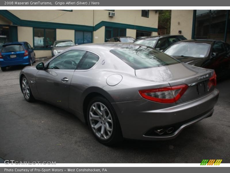 Grigio Alfieri (Silver) / Nero 2008 Maserati GranTurismo