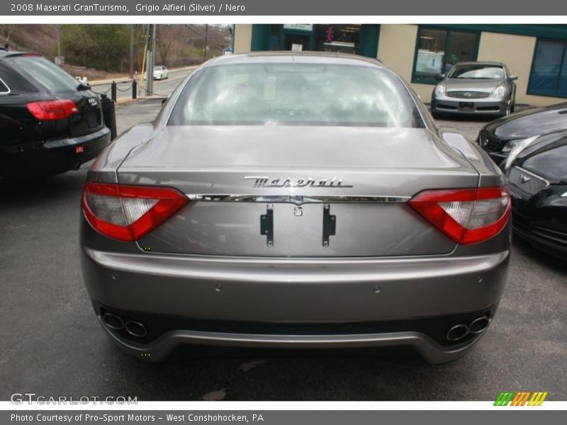 Grigio Alfieri (Silver) / Nero 2008 Maserati GranTurismo