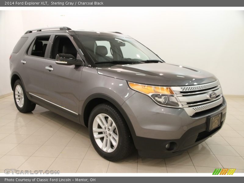 Sterling Gray / Charcoal Black 2014 Ford Explorer XLT