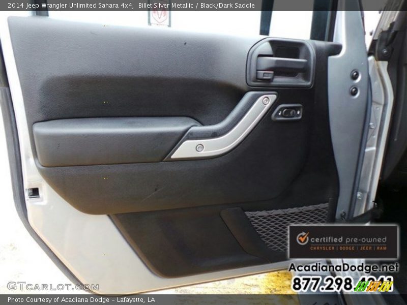 Billet Silver Metallic / Black/Dark Saddle 2014 Jeep Wrangler Unlimited Sahara 4x4