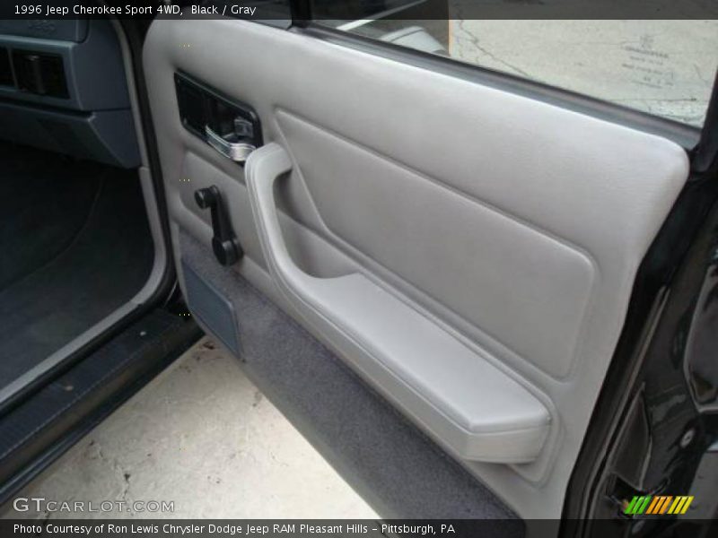 Black / Gray 1996 Jeep Cherokee Sport 4WD
