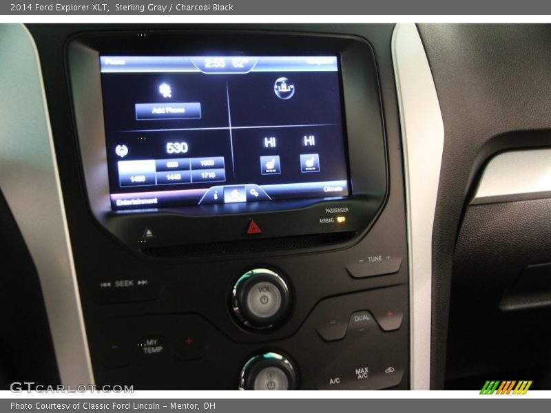 Sterling Gray / Charcoal Black 2014 Ford Explorer XLT