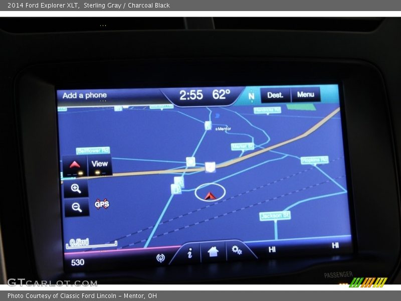 Sterling Gray / Charcoal Black 2014 Ford Explorer XLT