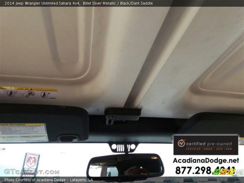 Billet Silver Metallic / Black/Dark Saddle 2014 Jeep Wrangler Unlimited Sahara 4x4